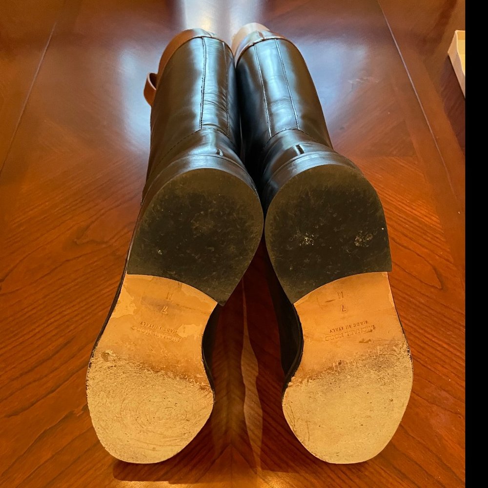 Micheal Kors Derby Riding Boots Size 7 - Picture 4 of 5